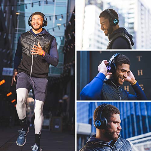 HAYMAKER The Noise Cancelling Bluetooth Wireless Kopfhörer Premium HD Sound & Lange Akkulaufzeit Wettbewerbsfähiges Gaming Headset für Xbox X/S, Xbox, PS5, PS4, PC, Switch, Mobile | Schwarz Bild 5
