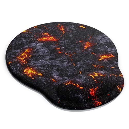 Gel Mauspad ergonomische Handgelenkauflage - Office Komfort Mousepad - Handgelenkpolster Handauflage - Gelkissen Gelpolster - Maus und Tastatur - abwaschbar - für Computer Laptop Notebook Bild 1