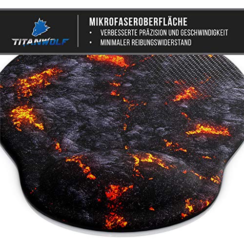 Gel Mauspad ergonomische Handgelenkauflage - Office Komfort Mousepad - Handgelenkpolster Handauflage - Gelkissen Gelpolster - Maus und Tastatur - abwaschbar - für Computer Laptop Notebook Bild 5