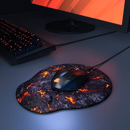 Gel Mauspad ergonomische Handgelenkauflage - Office Komfort Mousepad - Handgelenkpolster Handauflage - Gelkissen Gelpolster - Maus und Tastatur - abwaschbar - für Computer Laptop Notebook Bild 6