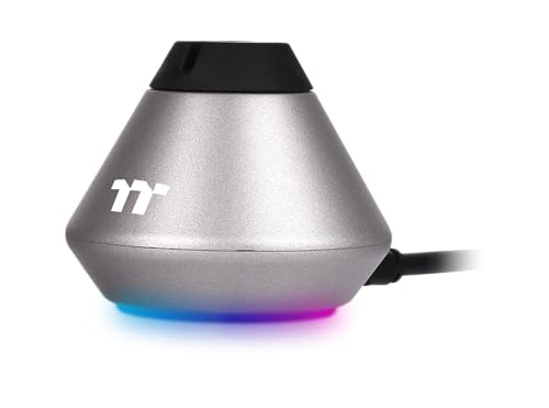 Thermaltake Argent MB1 RGB Gaming Mouse Bungee | Mauskabelhalter | Kabelmanagment | rutschfest | LED-Beleuchtung | Silber Bild 3