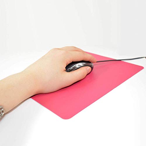 rutschfeste einfarbige rechteckige Mausunterlage Glatte Gaming-PC-Laptop-Mausunterlage Ultradünnes Computer-Mäusekissen Mousepad für Home-Office-Gaming Schwarz Langlebig und nützlich Bild 2