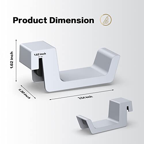 NexiGo PS5 Kopfhörer Halter, [Minimalistisches Design] Mini-Kopfhöreraufhänger mit Stützleiste, für Sony PlayStation 5 Gaming Headset, Weiß Bild 4