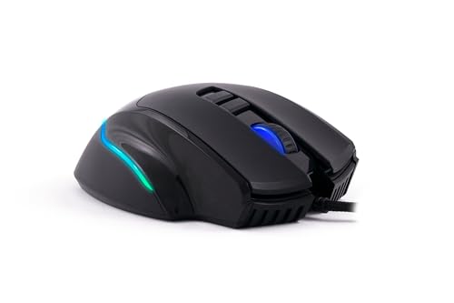 Deep Gaming ProSwap Modulare USB-Maus mit 3 austauschbaren Seitenteilen (3, 5 und 10 Tasten), RGB-Licht, optischer Sensor Pixart 3325, 500FPS, 100IPS, 1000 Hz, Euro-Schalter, dimmbares Gewicht Bild 4