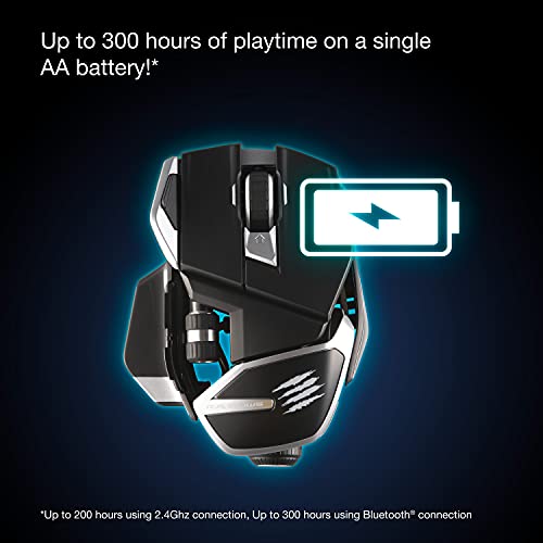 Madcatz MR07DHINBL000-0 Bluetooth Gaming-Maus Optisch Ergonomisch Schwarz Bild 5