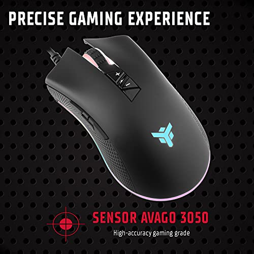 iTek Gaming-Maus G61-4000DPI, RGB, Software, Sensor A3050 Schwarz Bild 5
