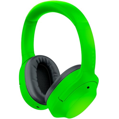 Razer Opus X - Kabellose Kopfhörer mit niedrigen Latenzen und ANC-Technologie (Wireless Headset, Bluetooth 5.0, bis 40 Stunden Akku, Mikrofon, Umgebungsmodus) Grün Bild 1