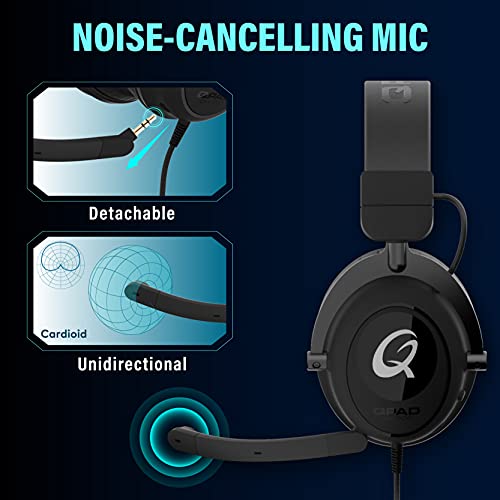 Qpad Gaming Headset Stereo High End QH-700 Wired schwarz Bild 3