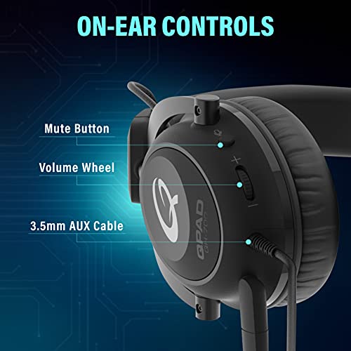 Qpad Gaming Headset Stereo High End QH-700 Wired schwarz Bild 5