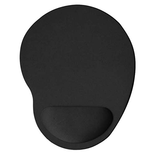 Home Office Mauspad Mausmatte Mousepad, Einfarbige Anti-Rutsch-Gaming-Mauspad-Mäusematte Mit Handgelenkstütze Schwarz Einheitsgröße Bild 1