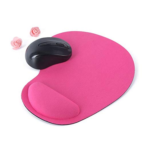 Home Office Mauspad Mausmatte Mousepad, Einfarbige Anti-Rutsch-Gaming-Mauspad-Mäusematte Mit Handgelenkstütze Schwarz Einheitsgröße Bild 6