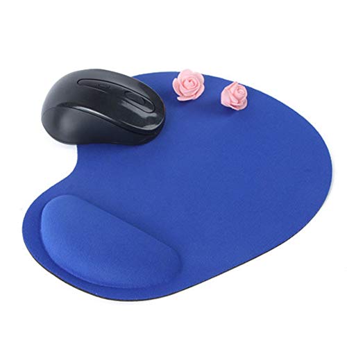 Home Office Mauspad Mausmatte Mousepad, Einfarbige Anti-Rutsch-Gaming-Mauspad-Mäusematte Mit Handgelenkstütze Schwarz Einheitsgröße Bild 7