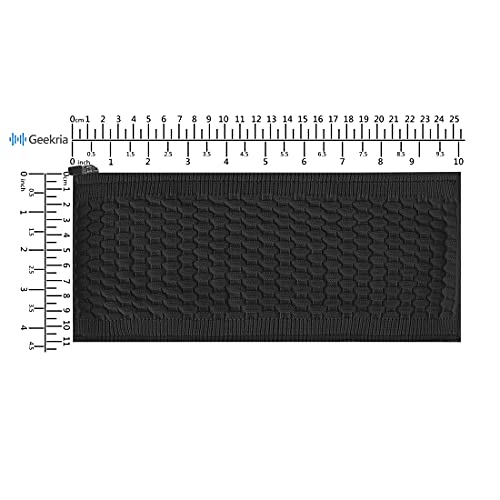 Geekria Verdickung Pullover Stirnband Abdeckung Kompatibel mit Razêr Kraken Pro V2, 7.1 V2, 7.1, Ultimate Gaming Headset/Stirnband Protector Repair Teile/Einfache DIY Installation (Schwarz) Bild 3