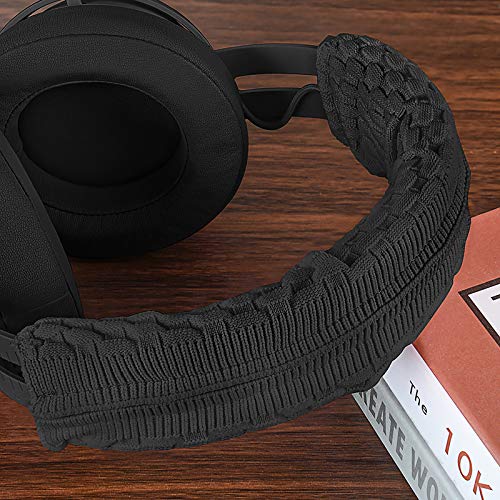 Geekria Verdickung Pullover Stirnband Abdeckung Kompatibel mit Razêr Kraken Pro V2, 7.1 V2, 7.1, Ultimate Gaming Headset/Stirnband Protector Repair Teile/Einfache DIY Installation (Schwarz) Bild 6
