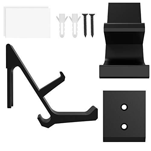 Linkidea Controller & Kopfhörer Wandhalterung Ständer, kompatibel mit PS5 / PS4 DualSense & DualShock 4, Xbox Series X|S/Xbox One Controllern und Headsets, Universal Gaming Hanger (Schwarz) Bild 5