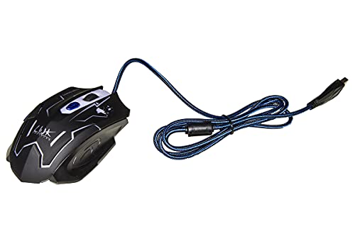 LINK LKMOS10 Gaming-Maus, USB, 6 Tasten, beleuchtet, 7 Farben Bild 2
