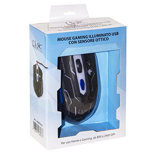 LINK LKMOS10 Gaming-Maus, USB, 6 Tasten, beleuchtet, 7 Farben Bild 4