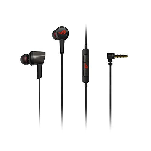 ASUS ROG Cetra II Core In-Ear-Gaming-Kopfhörer (3,5-mm-Stecker, kompatibel mit PCs, Notebooks, Mobiltelefonen, ROG Phone 5, PlayStation 5, Xbox Series X/S und Nintendo Switch), Schwarz, Einheitsgröße Bild 1