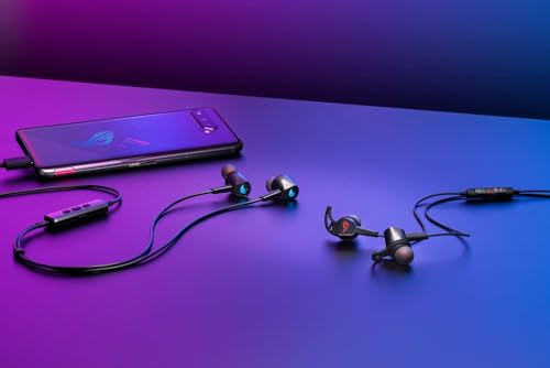 ASUS ROG Cetra II Core In-Ear-Gaming-Kopfhörer (3,5-mm-Stecker, kompatibel mit PCs, Notebooks, Mobiltelefonen, ROG Phone 5, PlayStation 5, Xbox Series X/S und Nintendo Switch), Schwarz, Einheitsgröße Bild 2