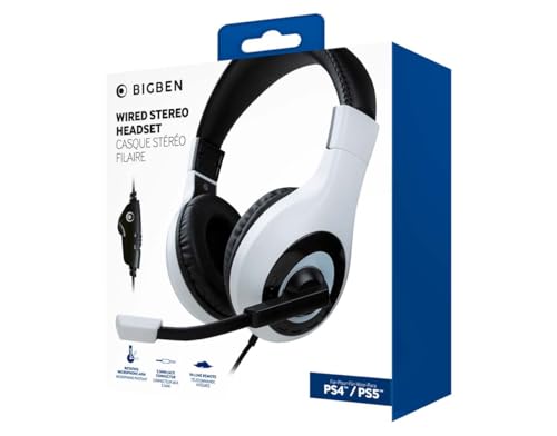 Nacon PS5HEADSETV1WHITE Gaming Stereo Headset für PS5, Weiß Bild 1