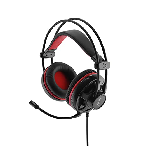 MediaRange MRGS300 Gaming 5.1 Surround Headset mit Kabel schwarz/rot einheitlich Bild 2