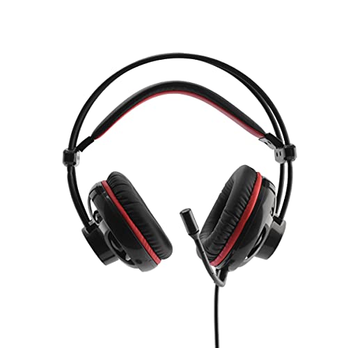 MediaRange MRGS300 Gaming 5.1 Surround Headset mit Kabel schwarz/rot einheitlich Bild 5