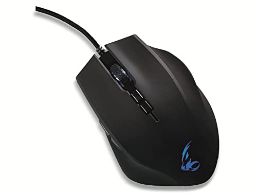 MediaRange Gaming Series kabelgebundene 8-Tasten Gaming-Maus mit optischem Sensor und RGB Hintergrundbeleuchtung, schwarz Bild 1