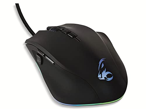 MediaRange Gaming Series kabelgebundene 8-Tasten Gaming-Maus mit optischem Sensor und RGB Hintergrundbeleuchtung, schwarz Bild 2