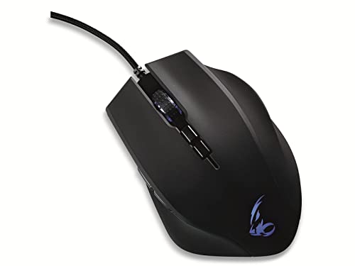MediaRange Gaming Series kabelgebundene 8-Tasten Gaming-Maus mit optischem Sensor und RGB Hintergrundbeleuchtung, schwarz Bild 3