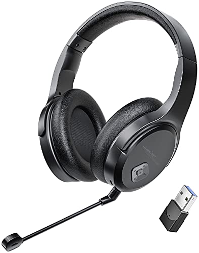 auvisio Gaming Headset: Digitales Funk-Headset mit abnehmbarem Mikrofon, 8 Std. Laufzeit, USB (Over Ear, Stereo, bugel) Bild 1