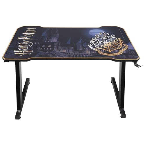SUBSONIC Potter - Ergonomischer Gamer's Desk mit Carbon Finish und integriertem Mauspad Offizielle Lizenz PC Gaming Bild 3