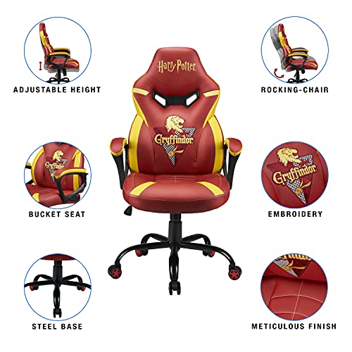 Subsonic Harry Potter - Junior-Spielerstuhl Gryffindor - Bürostuhl für Glücksspiele - Offizielle Lizenz Bild 4