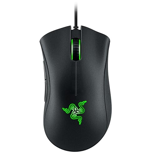 Razer DeathAdder Essential (2021) - Kabelgebundene Gaming-Maus mit Optischem Sensor mit 6400 DPI (5 programmierbare Tasten, Ergonomischer Formfaktor, 10 Millionen Klicks Lebensdauer) Schwarz Bild 1
