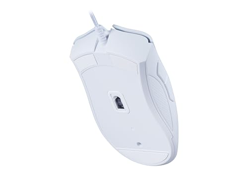 Razer DeathAdder Essential (2021) - Kabelgebundene Gaming-Maus mit Optischem Sensor mit 6400 DPI (5 programmierbare Tasten, Ergonomischer Formfaktor, 10 Millionen Klicks Lebensdauer) Weiß Bild 3