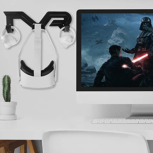 Geekria VR Gaming Wandhalterung Headset Aufbewahrung Ständer Haken für Oculus Quest 2, VR Ständer Rift S kompatibel mit HTC Vive, PlayStation VR, Vive Pro, Valve Index, Mixed Reality Headsets Bild 5