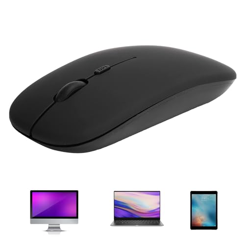 Dpofirs Bluetooth-Maus, 1600 DPI Einstellbare Drahtlose Maus, Slim Mute Mouse, Tragbare Mobile Optische Mäuse für Laptops, Tablets Bild 4