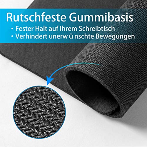 CHUQING Mauspad Wolf Mousepad klein Mouse Pad mit Motiv für Büro und Gaming Maus,Größe S,240 x 200 mm Bild 3