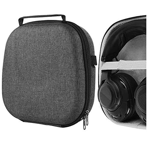 Geekria Shield Kopfhörer-Hülle kompatibel mit JBL Quantum One Gaming, Quantum 600, Quantum 800, Quantum 300 Hülle, Ersatz Hartschale Reisetasche mit Kabelaufbewahrung (Grau) Bild 1