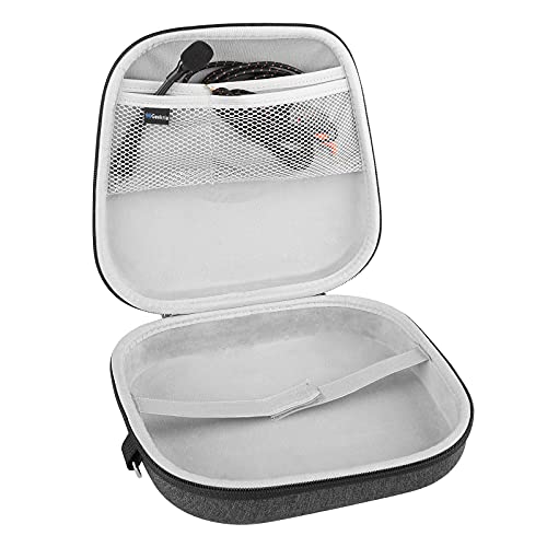 Geekria Shield Kopfhörer-Hülle kompatibel mit JBL Quantum One Gaming, Quantum 600, Quantum 800, Quantum 300 Hülle, Ersatz Hartschale Reisetasche mit Kabelaufbewahrung (Grau) Bild 2