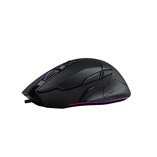 Bloody W70 Max 10000 CPI 8-Tasten Optische RGB-UC3&4 Aktiv Verkabelt Schwarz Gaming Maus Bild 6