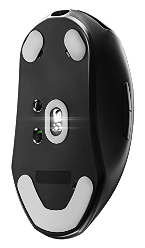 SteelSeries Prime Wireless - Esports Leistung Kabellose Gaming-Maus - 100 Stunden Akkulaufzeit - TrueMove Air Optical Sensor mit 18.000 CPI - Magnetisch-optische Schalter Bild 6