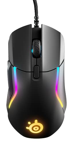 SteelSeries Rival 5 - Gaming-Maus - TrueMove Air Optische Sensor mit 18CPI - 9 programmierbare Tasten - Federleichte 85 Gramm, Schwarz Bild 1