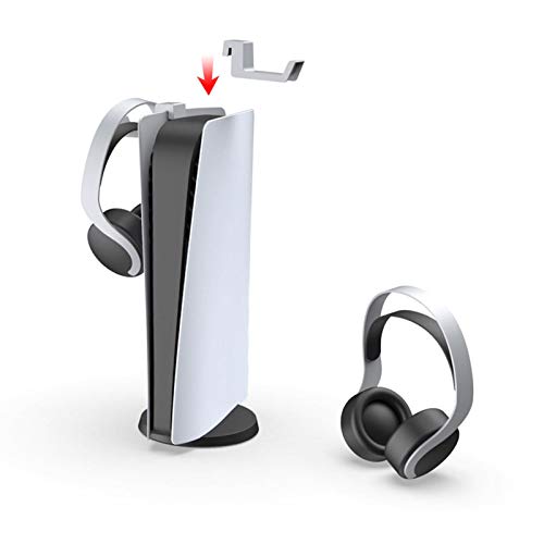 AEROBATICS Headset Halterung Halter, Kopfhörerhalter Für PS5, Kopfhörer Haken Wandhalterung, Für Pulse 3D Headset Halter Standhalterung Für PS5 Konsole Bild 3