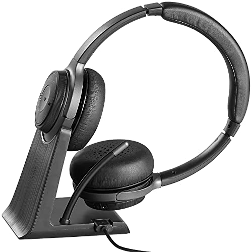 Callstel Musik Headset: Profi-Stereo-Headset mit Bluetooth 5, 18-Std.-Akku & 2in1-Ladestation (mit Schwanenhalsmikrofon, Streaming Kopfhörer) Bild 3