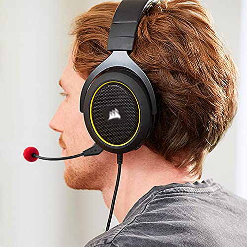 HS60 Pro Mic für Corsair HS50, HS60, HS70 Gaming Headset, abnehmbares Mikrofon, Gaming Headset auf PS5, PS4, PC, Xbox, Noise Cancelling 3,5 mm, Schwarz Bild 3