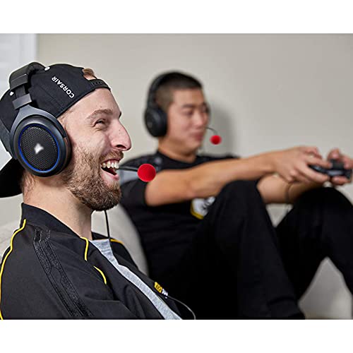HS60 Pro Mic für Corsair HS50, HS60, HS70 Gaming Headset, abnehmbares Mikrofon, Gaming Headset auf PS5, PS4, PC, Xbox, Noise Cancelling 3,5 mm, Schwarz Bild 4