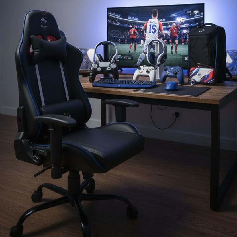 Konix FFF Gaming-Maus für PC - LED-DPI-Anzeige - Fensterwechsel-Taste - USB-Anschluss - 1,8 m Kabel - Blau Bild 6