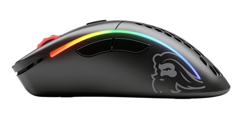 GLORIOUS Gaming Model D Wireless Souris de jeu sans fil - Superlégère, 69 g, sans fil 2,4 GHz sans Latence, jusqu’à 71 h de Batterie, RGB, capteur BAMF, ergonomique, 6 boutons - Noir mat Bild 4