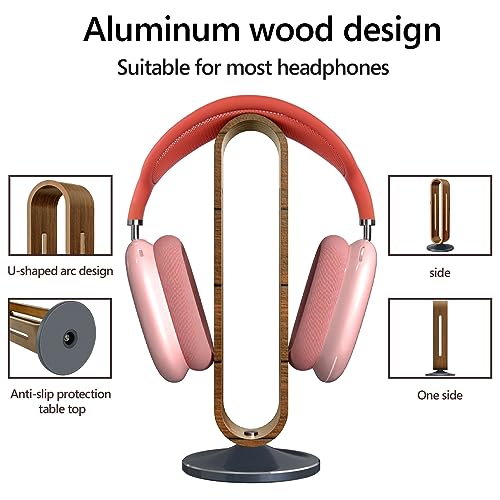 Jabra GEEKRIA Ständer aus Aluminiumlegierung für Over-Ear-Kopfhörer, Gaming-Headset-Ständer, Desktop-Displayständer mit starker schwerer Basis, kompatibel mit Sony, Bose, Shure Bild 4