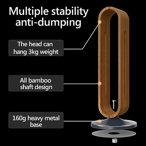 Jabra GEEKRIA Ständer aus Aluminiumlegierung für Over-Ear-Kopfhörer, Gaming-Headset-Ständer, Desktop-Displayständer mit starker schwerer Basis, kompatibel mit Sony, Bose, Shure Bild 5